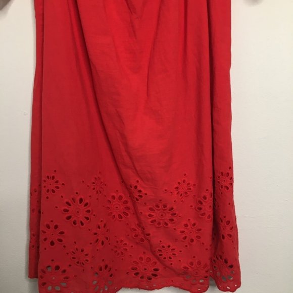 Umgee Red Off the Shoulder Dress - Picture 5 of 7